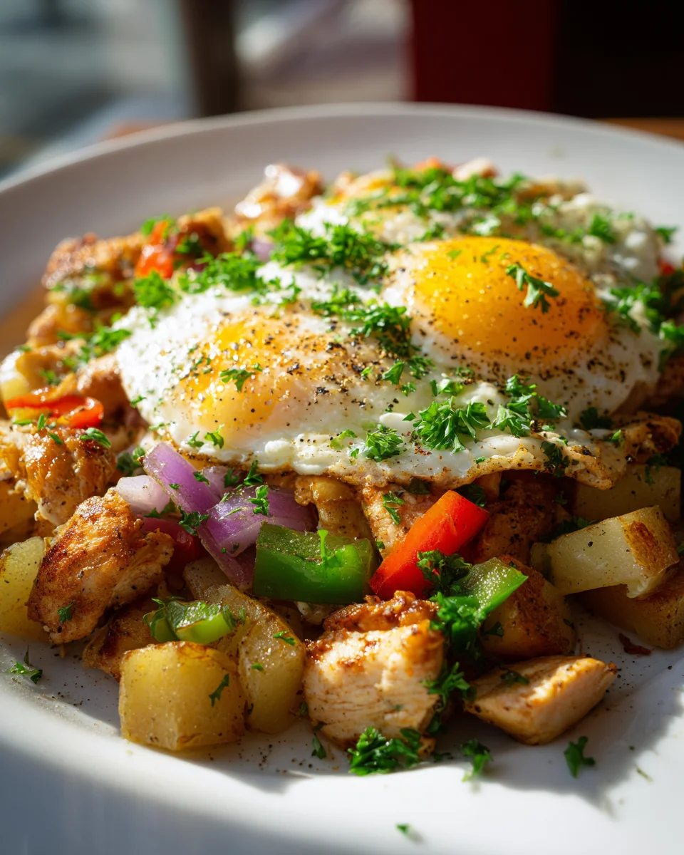 Gordon Ramsays Herzhaftes Hühnchen-Frühstücks-Hash