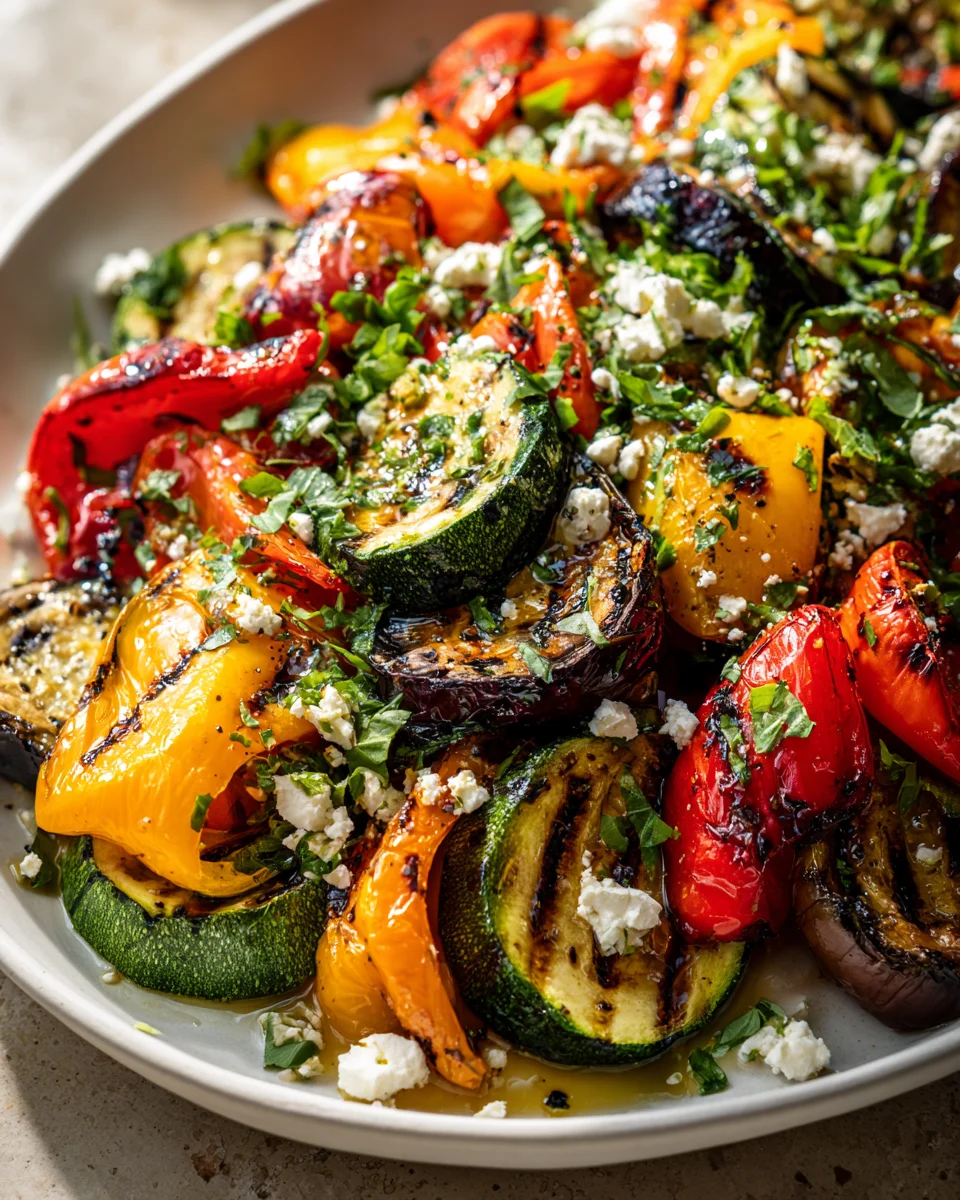 Mediterraner Grillgemüse Salat: Frisch und Geschmackvoll genießen!