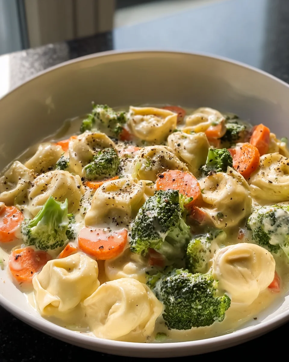 Cremige Gemüse Tortellini Pfanne – Schnelles Rezept für Genießer