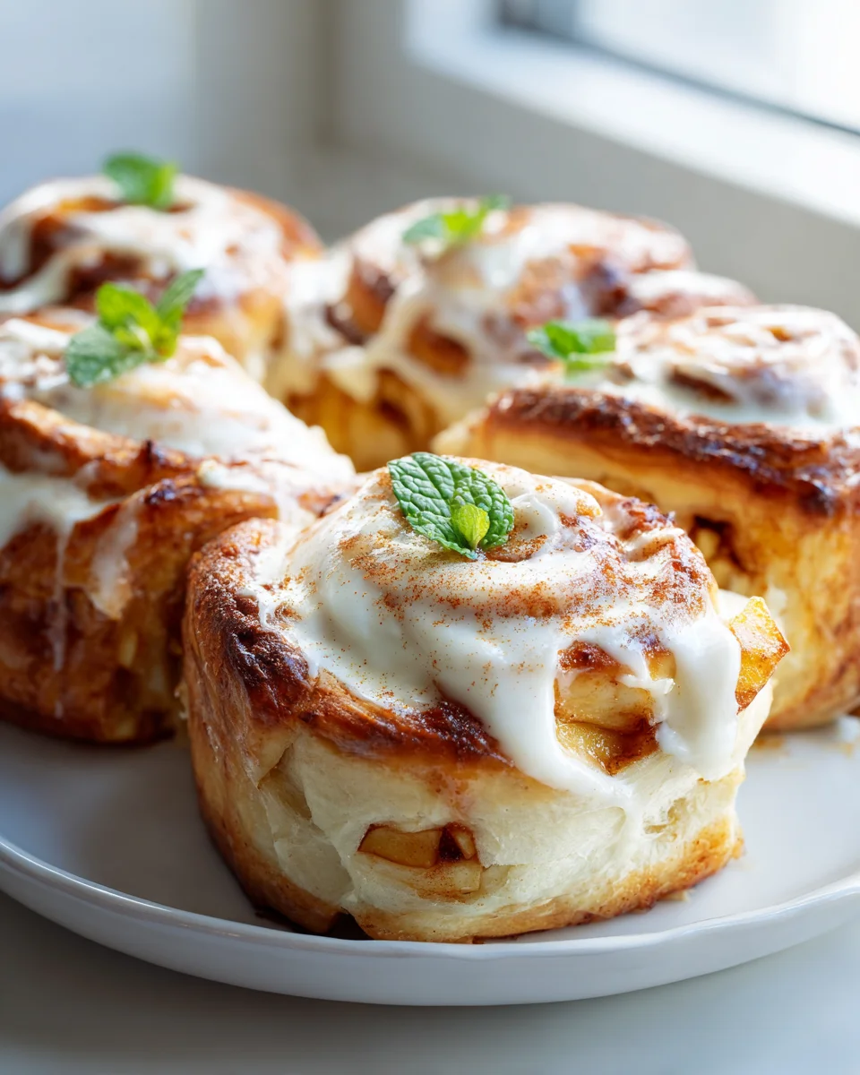 Apfel-Vanille-Cream Cheese Rolls: Köstliches Rezept entdecken!