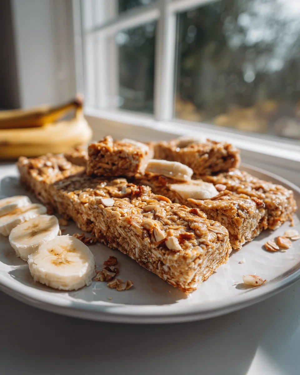 Nussige Bananen Hafer Riegel – Gesunder Snack für jeden Tag