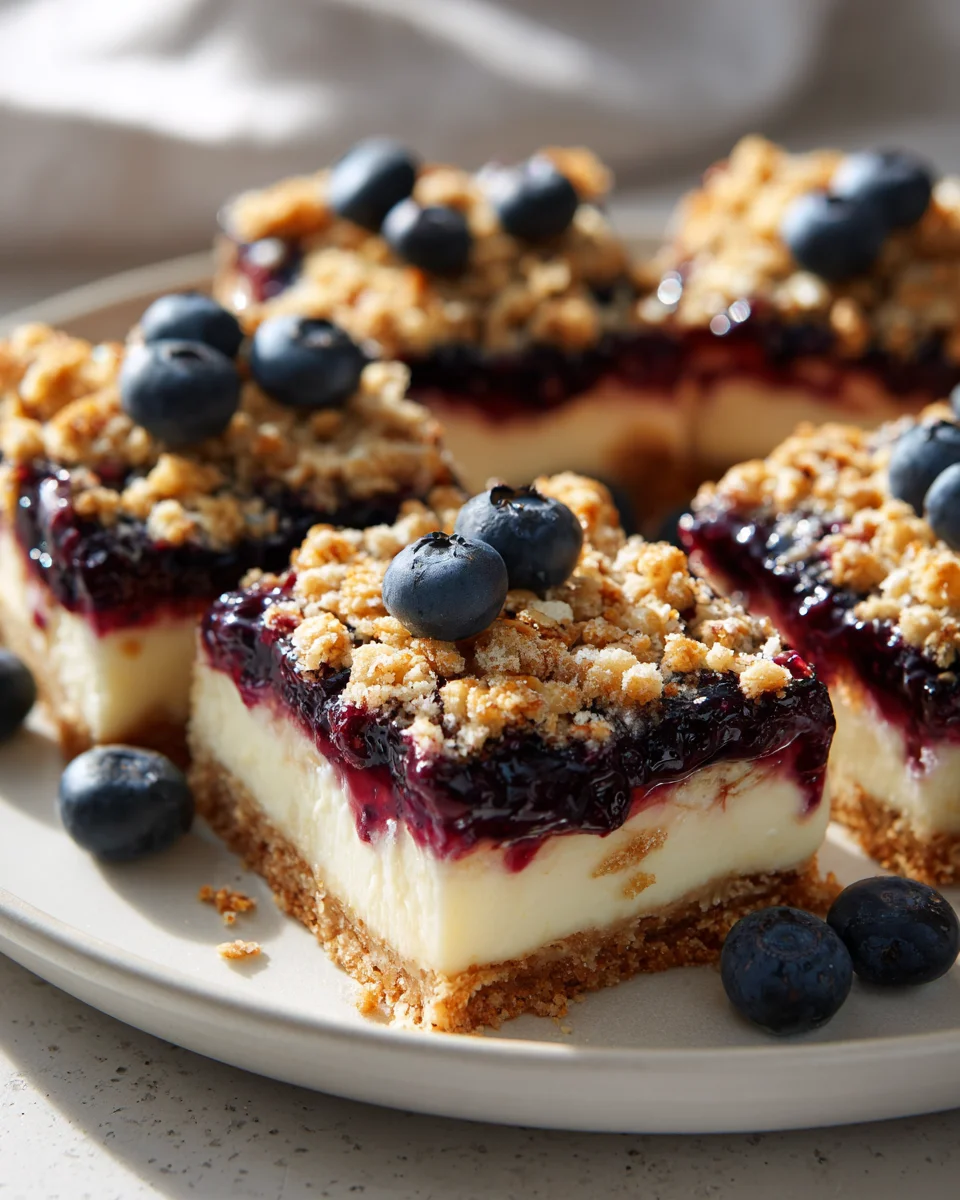Blau- und Cheesecake Riegel: Sheet Pan Genuss für jeden Tag