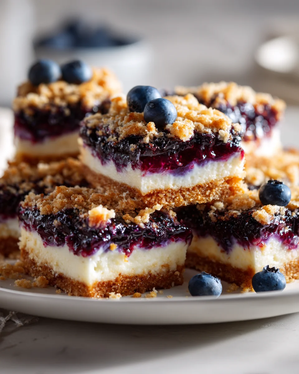Blau- und Cheesecake Riegel: Sheet Pan Genuss für jeden Tag