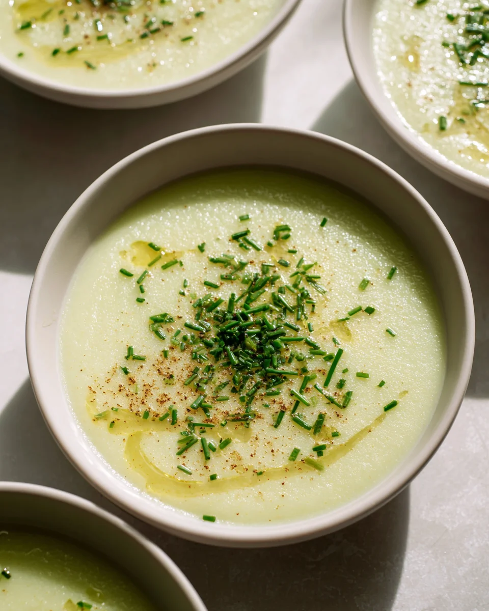 Spargelsuppe mit Butter, Muskat & Schnittlauch – ohne Alkohol!