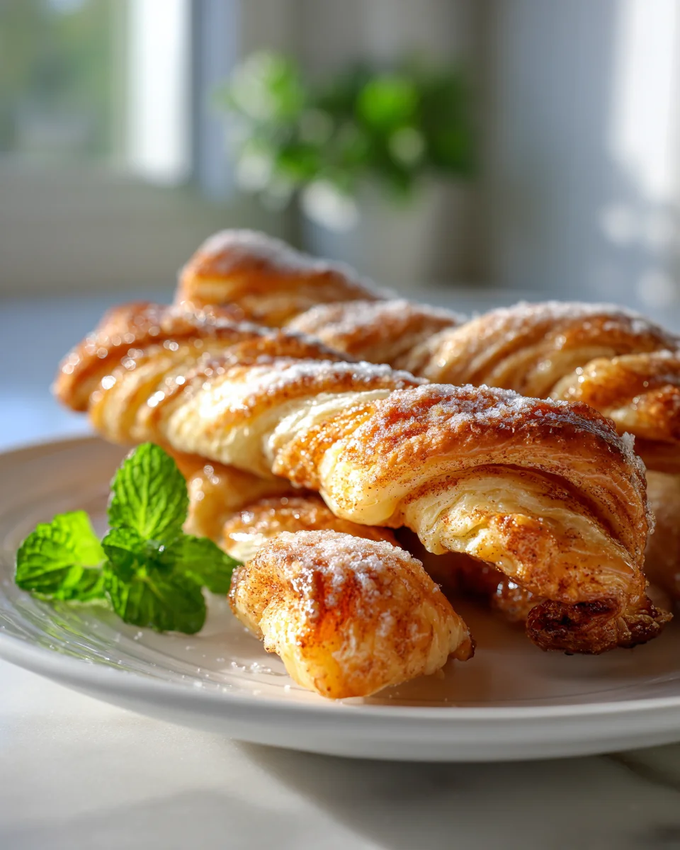 Air Fryer Zimt-Drehungen mit Vanillezucker Rezept