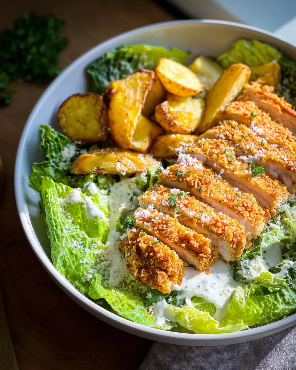 Leckere Ceasar Hähnchen Bowl – Gesund und Einfach Zubereiten!