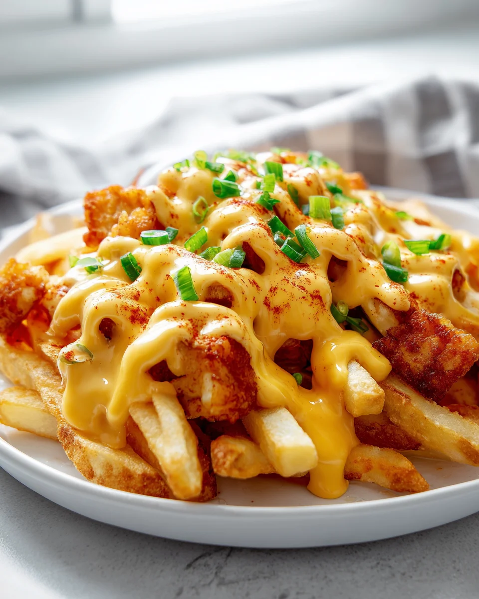 Käse-Stick Pommes mit cremiger Käsesoße