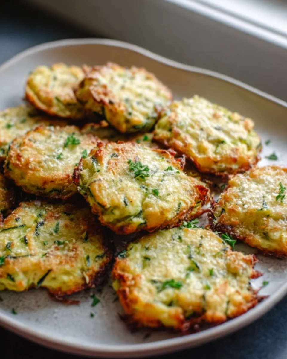Ofenfrische Zucchinipuffer mit Kräuterzauber
