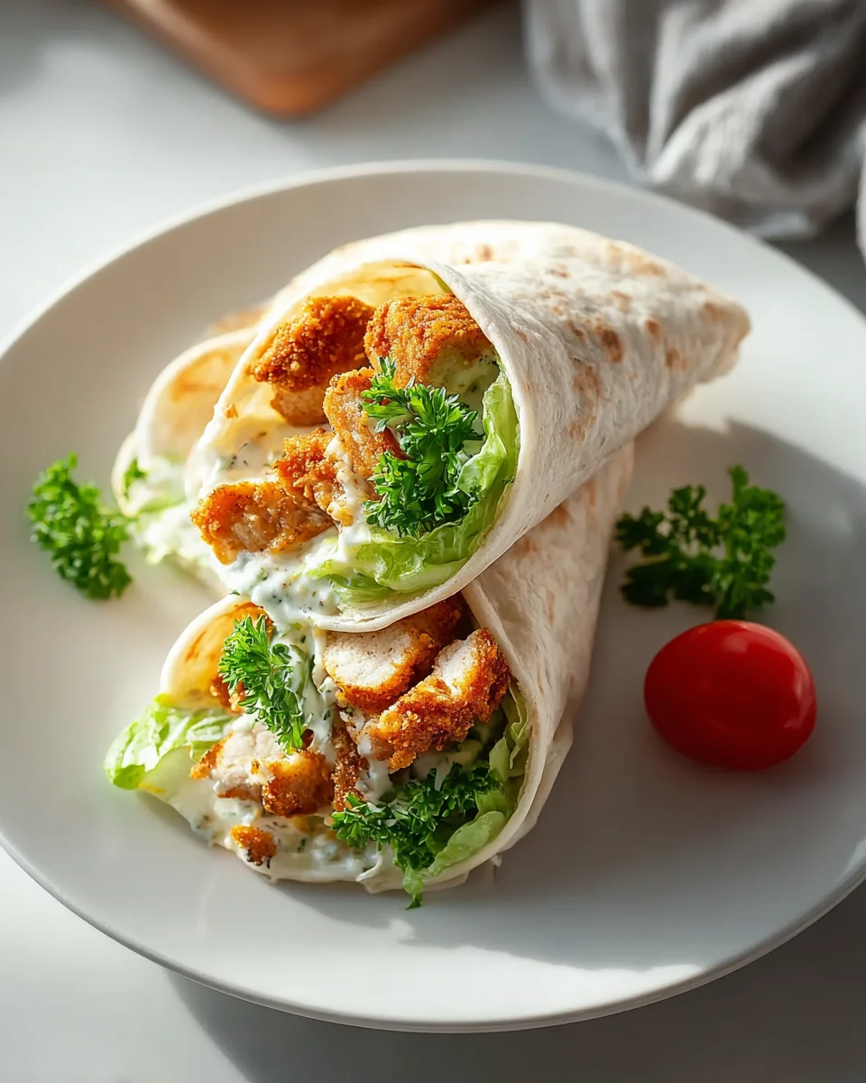 Crispy Chicken Caesar Wrap: Köstliches Rezept für jeden Anlass