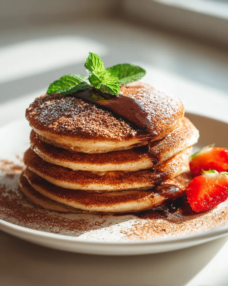 Glutenfreie Spanische Churro-Pfannkuchen mit Mandelmehl genießen!