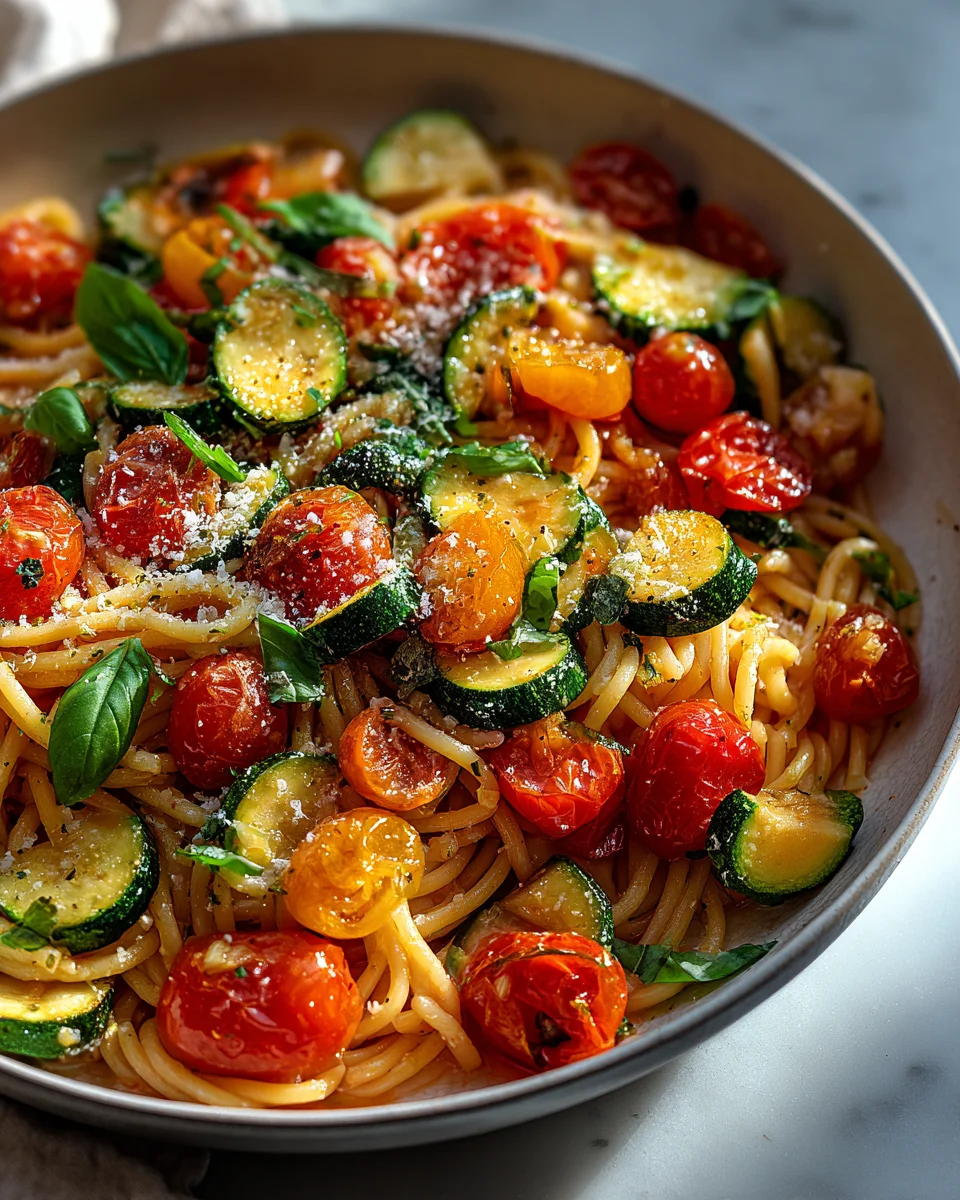 Leckere Tomaten-Zucchini-Pasta: Einfaches Rezept für Genießer!