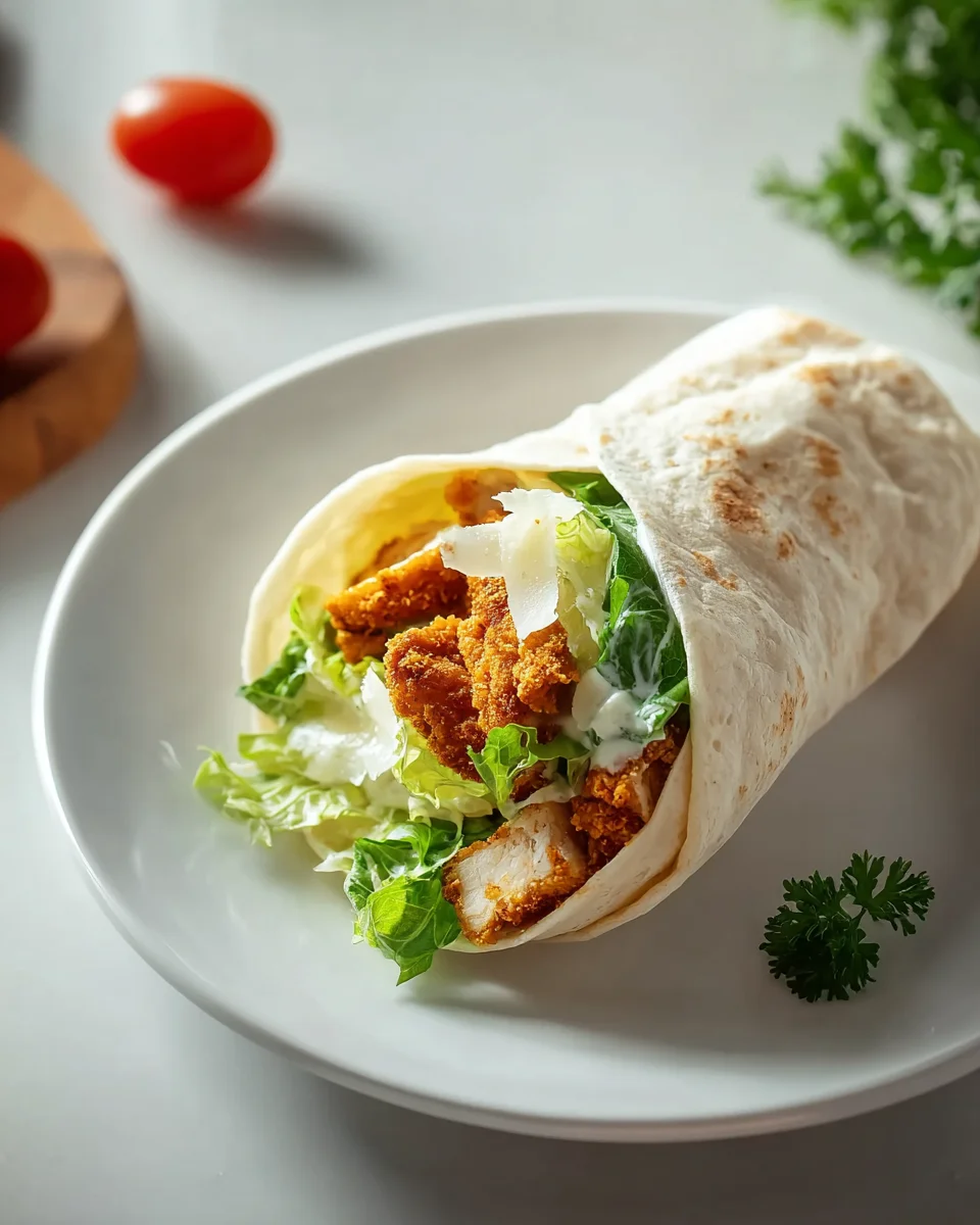 Crispy Chicken Caesar Wrap: Köstliches Rezept für jeden Anlass