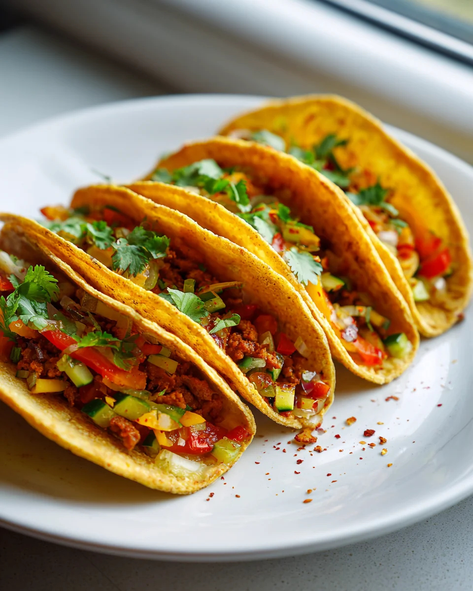 Vegane Hot Dogs in Tortilla mit frischer Gemüsefüllung