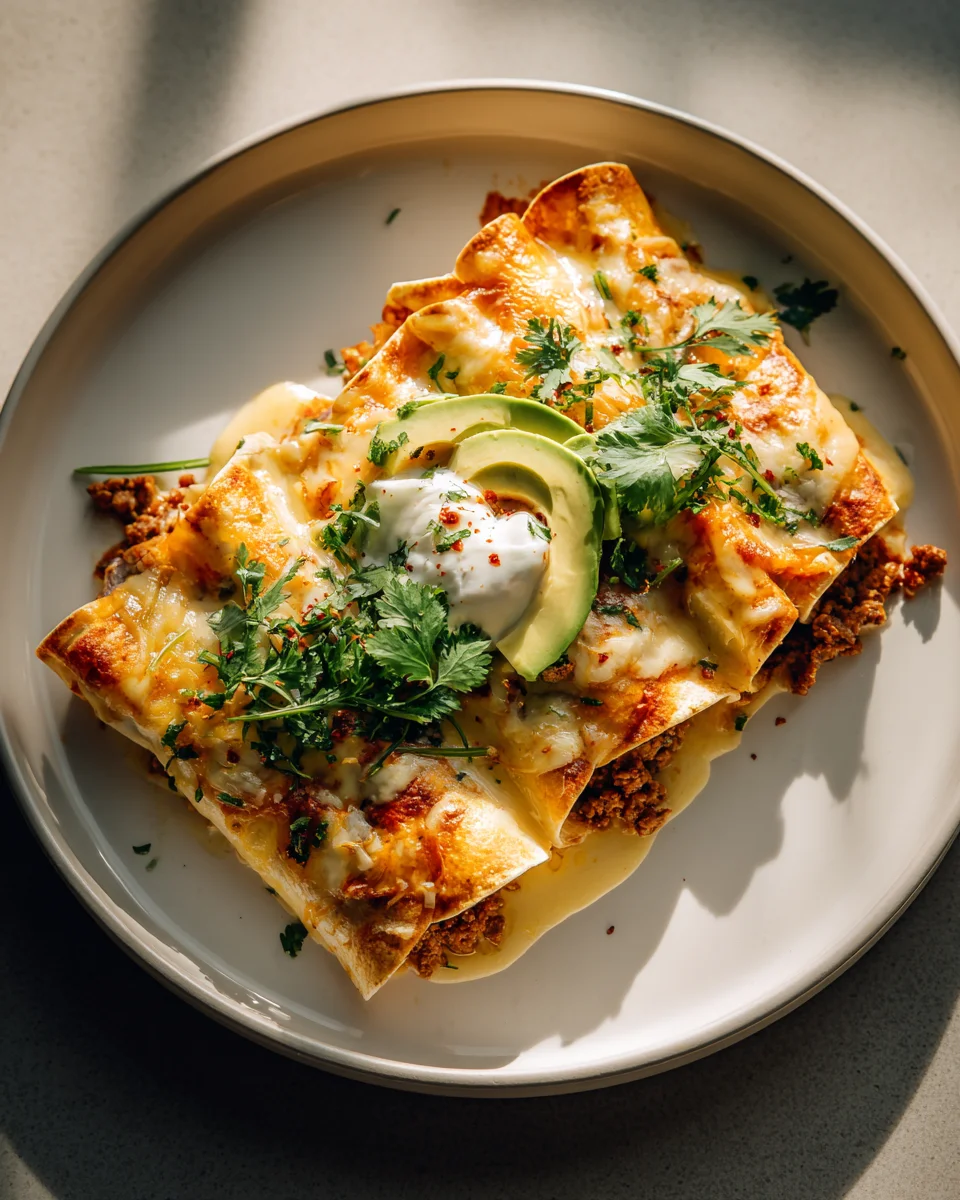 Saftige Hackfleisch-Enchiladas mit Liebe